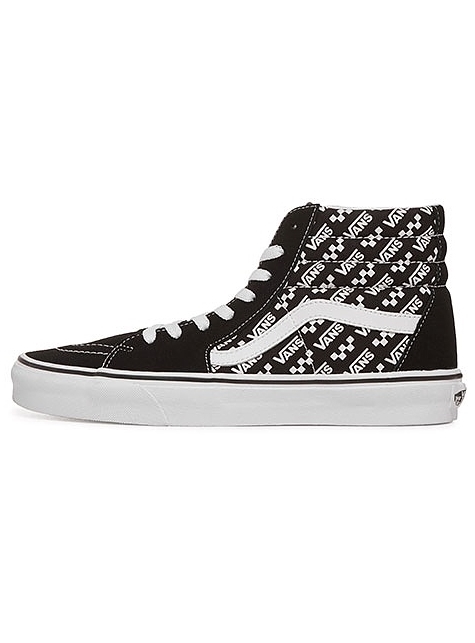 Vans sk8 hi logo clearance